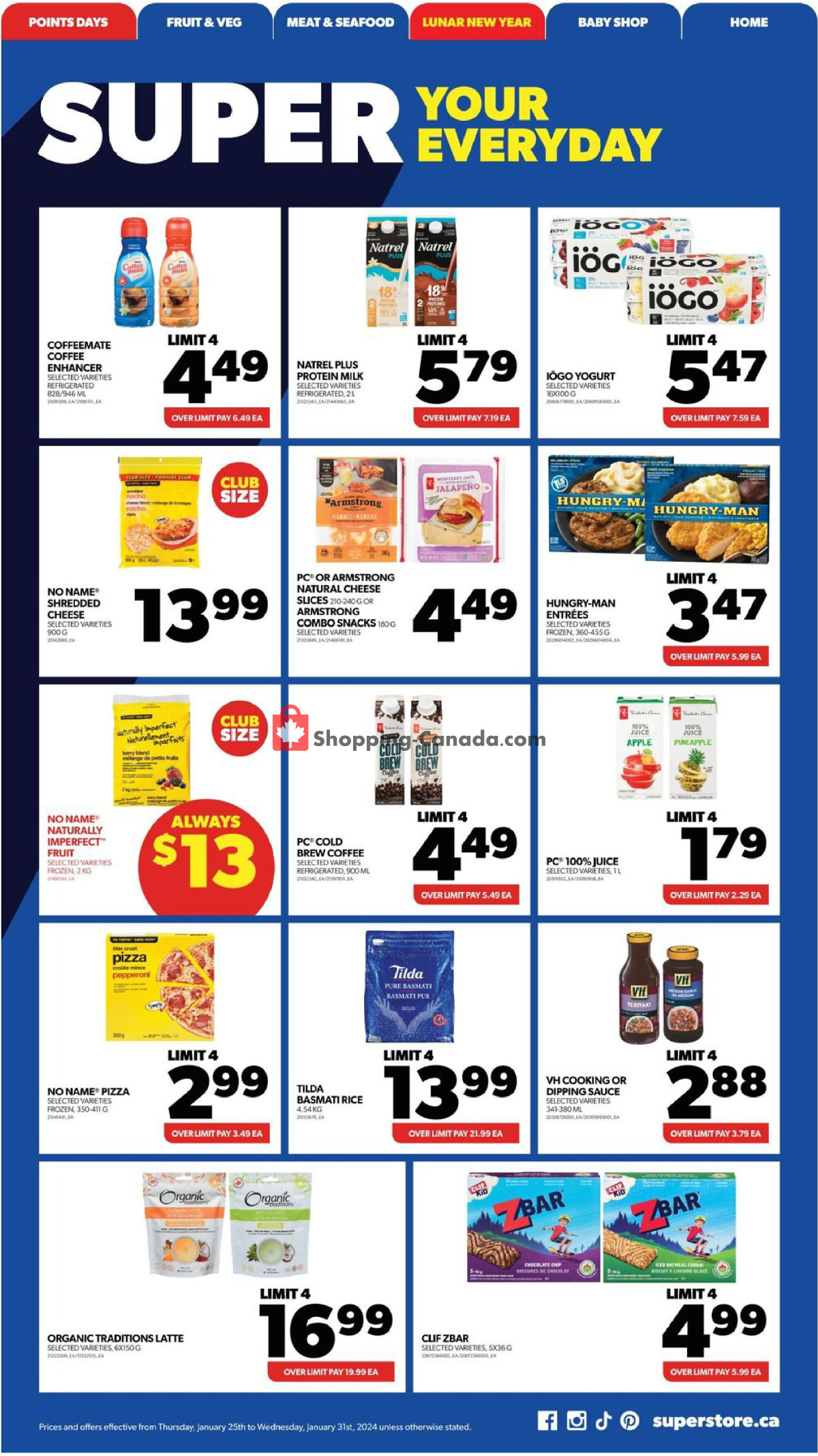 Real Canadian Superstore flyer from Thursday January 25, 2024 to Wednesday January 31, 2024 - page 22