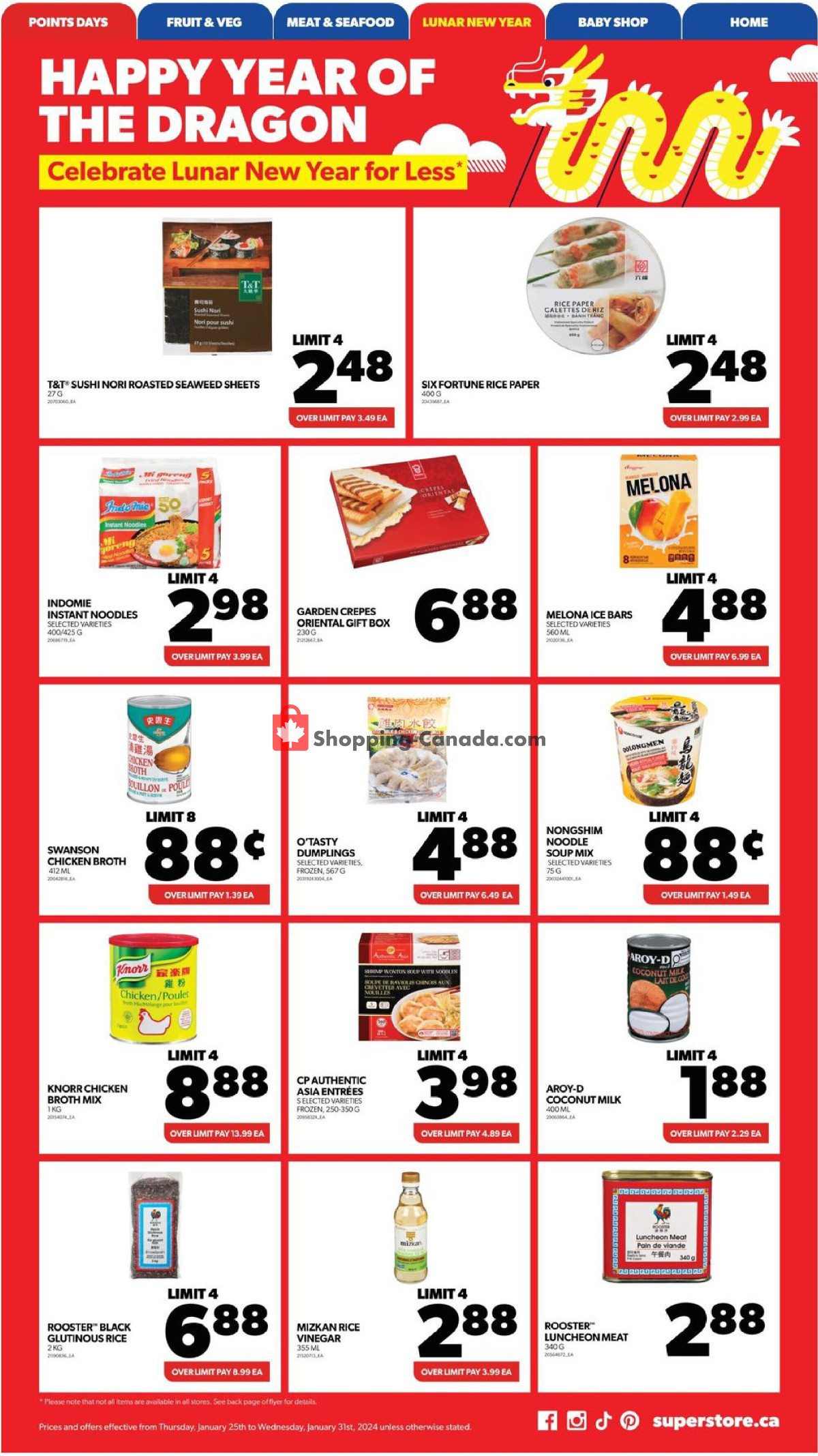 Real Canadian Superstore flyer from Thursday January 25, 2024 to Wednesday January 31, 2024 - page 26