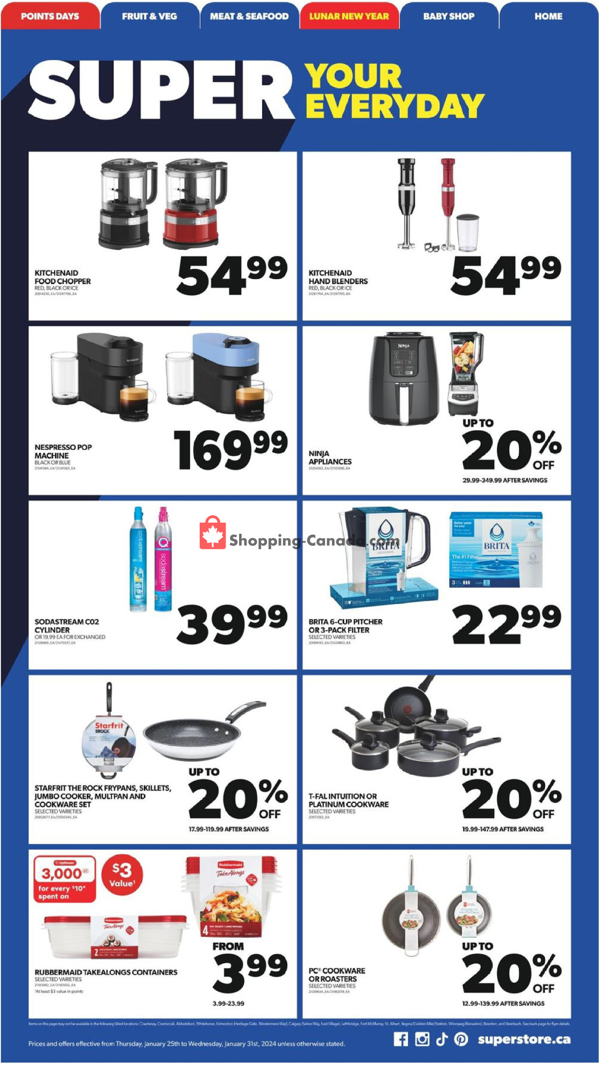Real Canadian Superstore flyer from Thursday January 25, 2024 to Wednesday January 31, 2024 - page 31