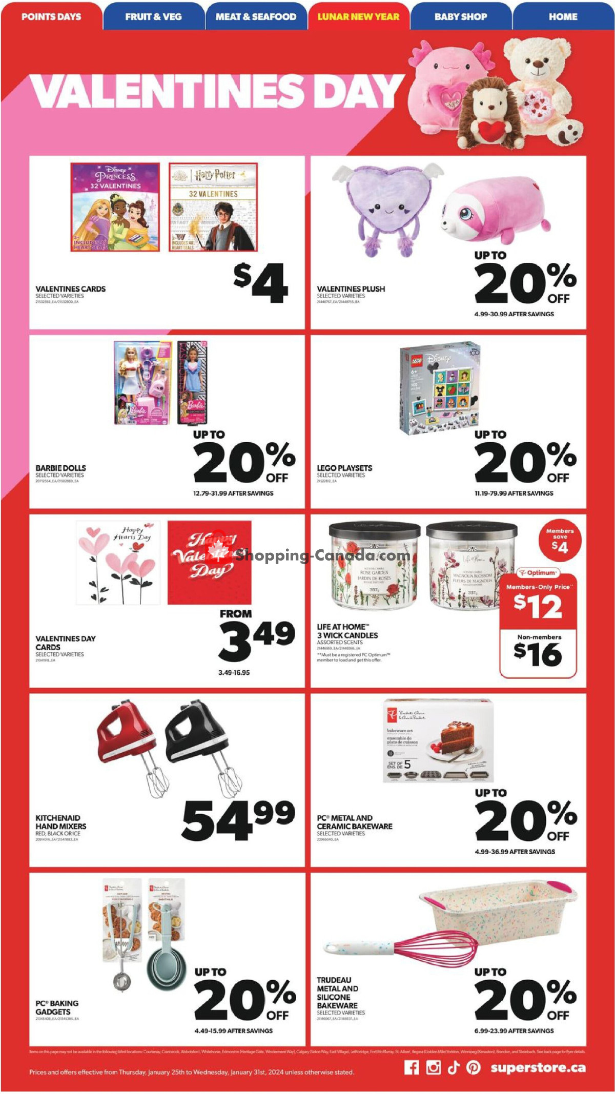 Real Canadian Superstore flyer from Thursday January 25, 2024 to Wednesday January 31, 2024 - page 32