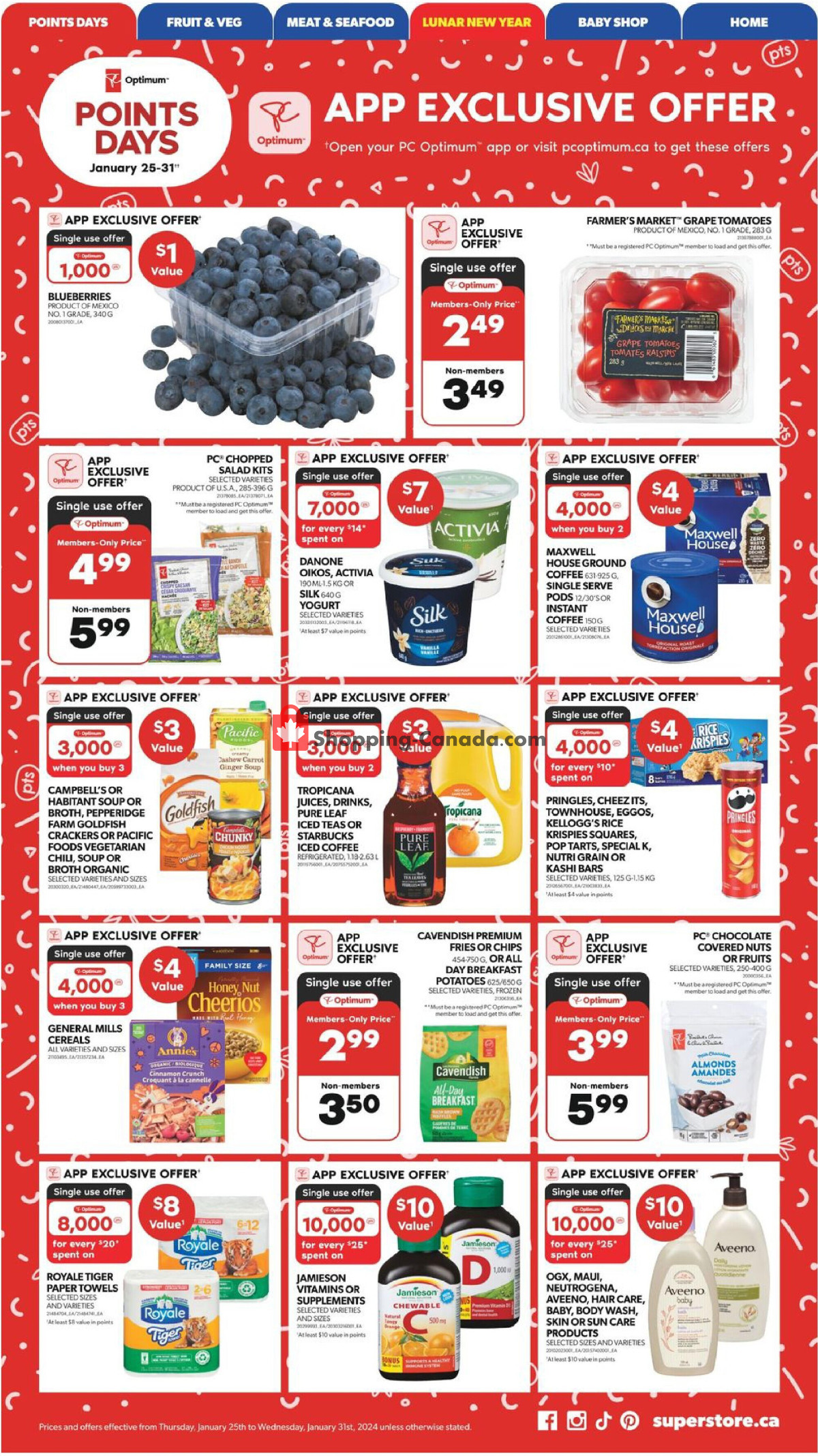 Real Canadian Superstore flyer from Thursday January 25, 2024 to Wednesday January 31, 2024 - page 4