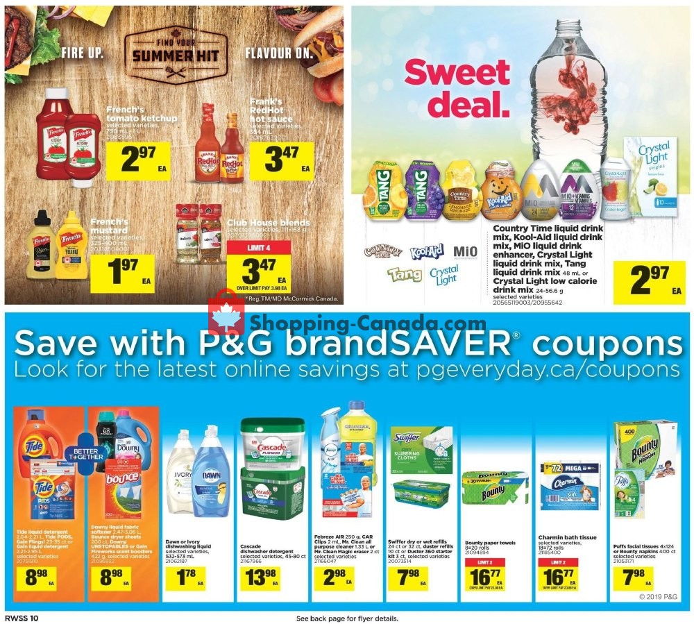 Real Canadian Superstore flyer from Friday July 12, 2019 to Thursday July 18, 2019 - page 10