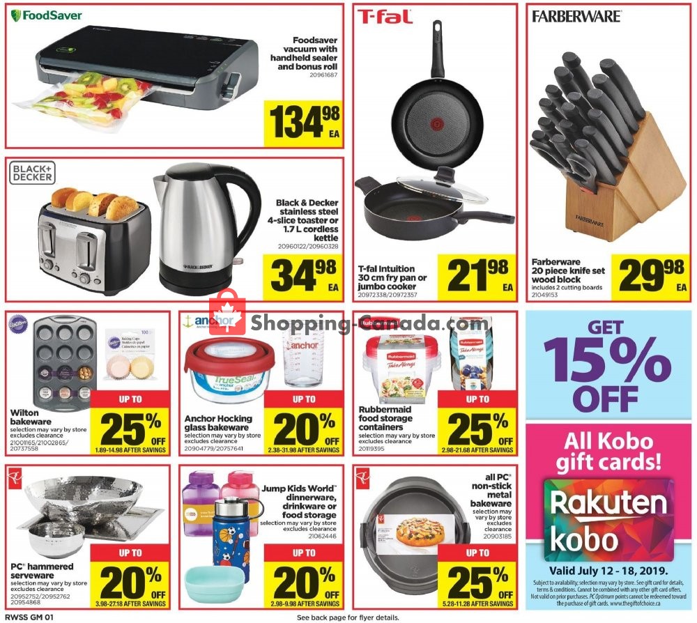 Real Canadian Superstore flyer from Friday July 12, 2019 to Thursday July 18, 2019 - page 14