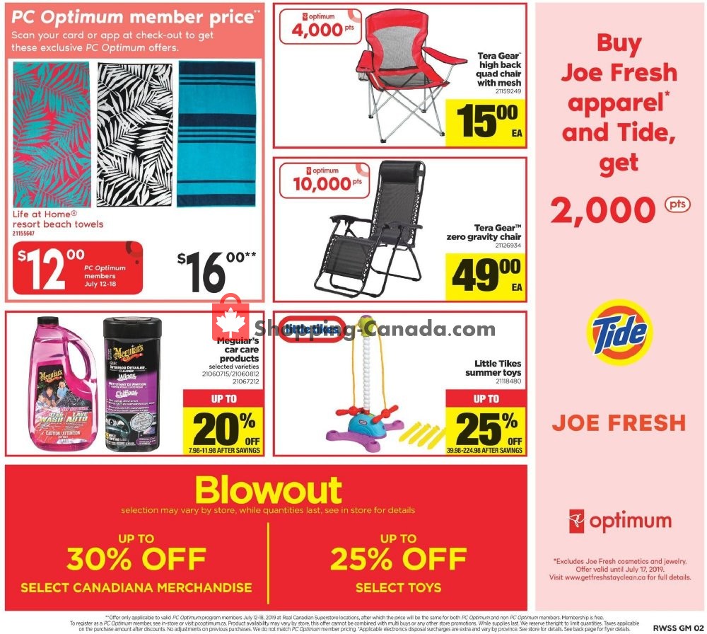 Real Canadian Superstore flyer from Friday July 12, 2019 to Thursday July 18, 2019 - page 15
