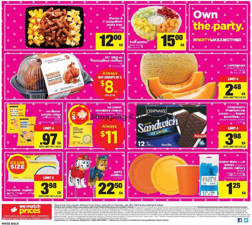 Real Canadian Superstore flyer from Friday July 12, 2019 to Thursday July 18, 2019 - page 21