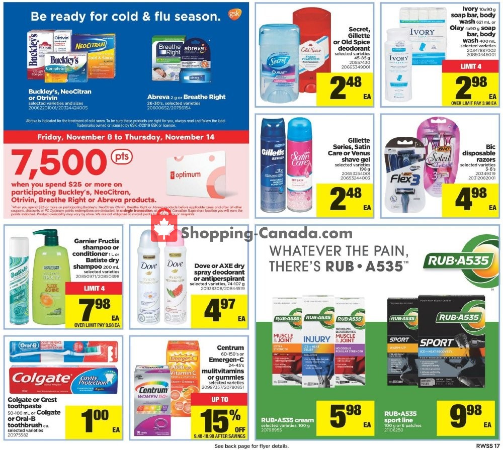 Real Canadian Superstore flyer from Friday November 8, 2019 to Thursday November 14, 2019 - page 17