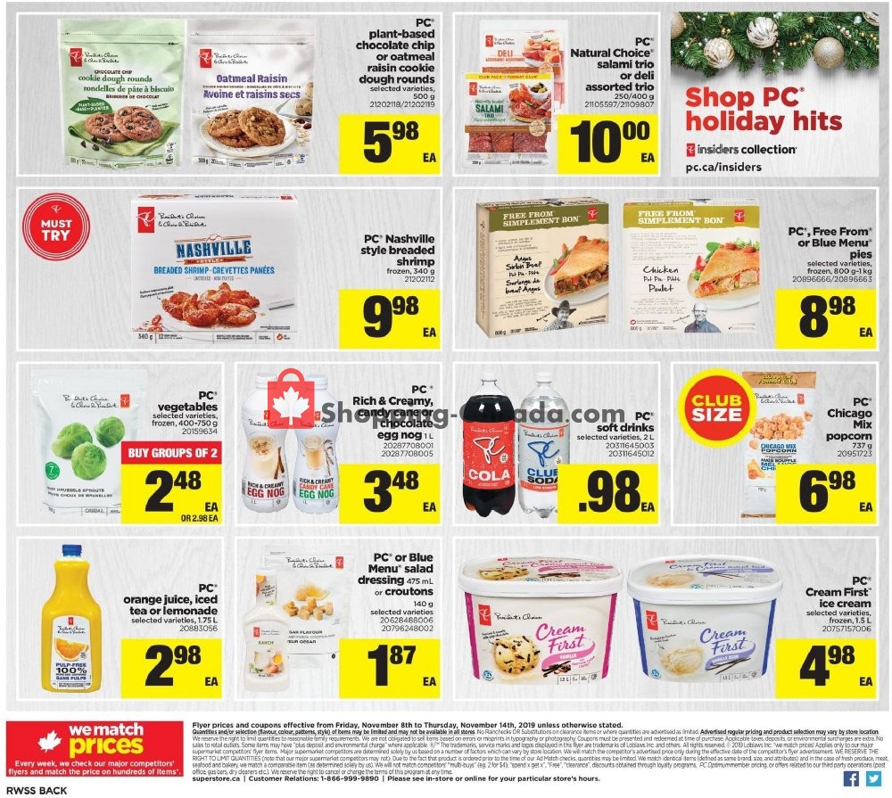 Real Canadian Superstore flyer from Friday November 8, 2019 to Thursday November 14, 2019 - page 26