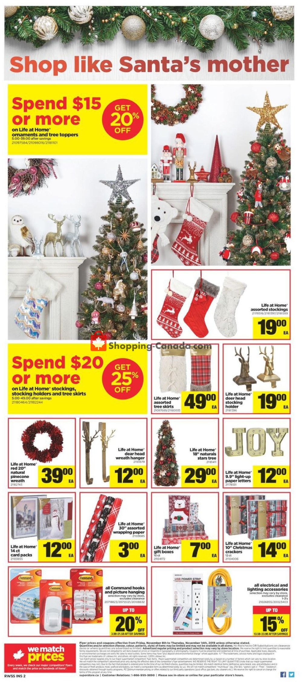 Real Canadian Superstore flyer from Friday November 8, 2019 to Thursday November 14, 2019 - page 28