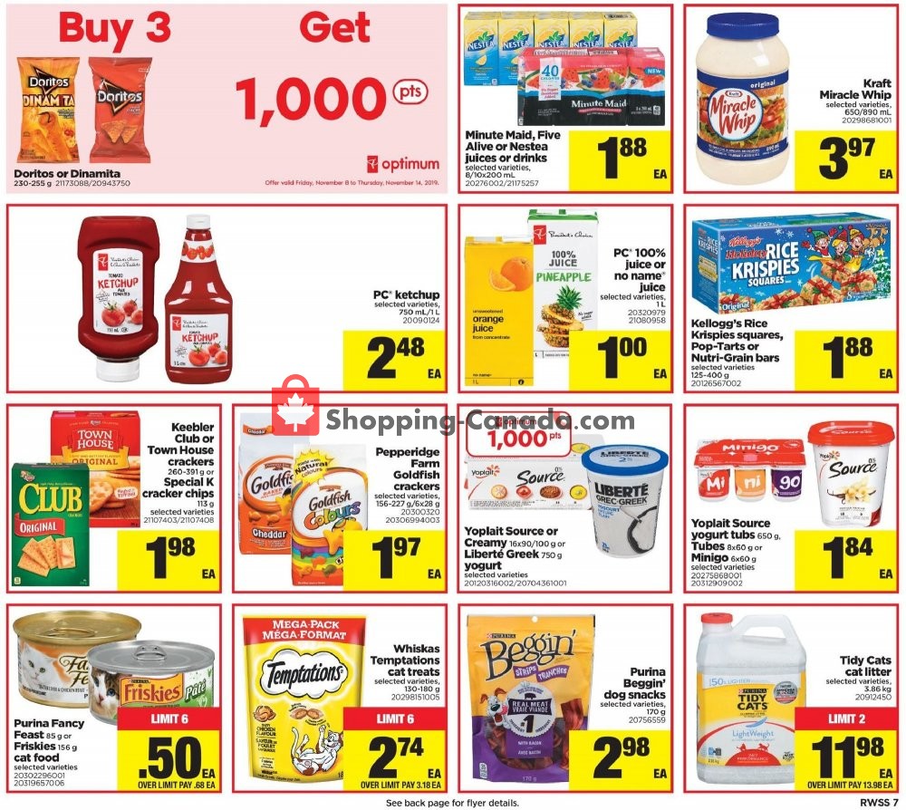 Real Canadian Superstore flyer from Friday November 8, 2019 to Thursday November 14, 2019 - page 7