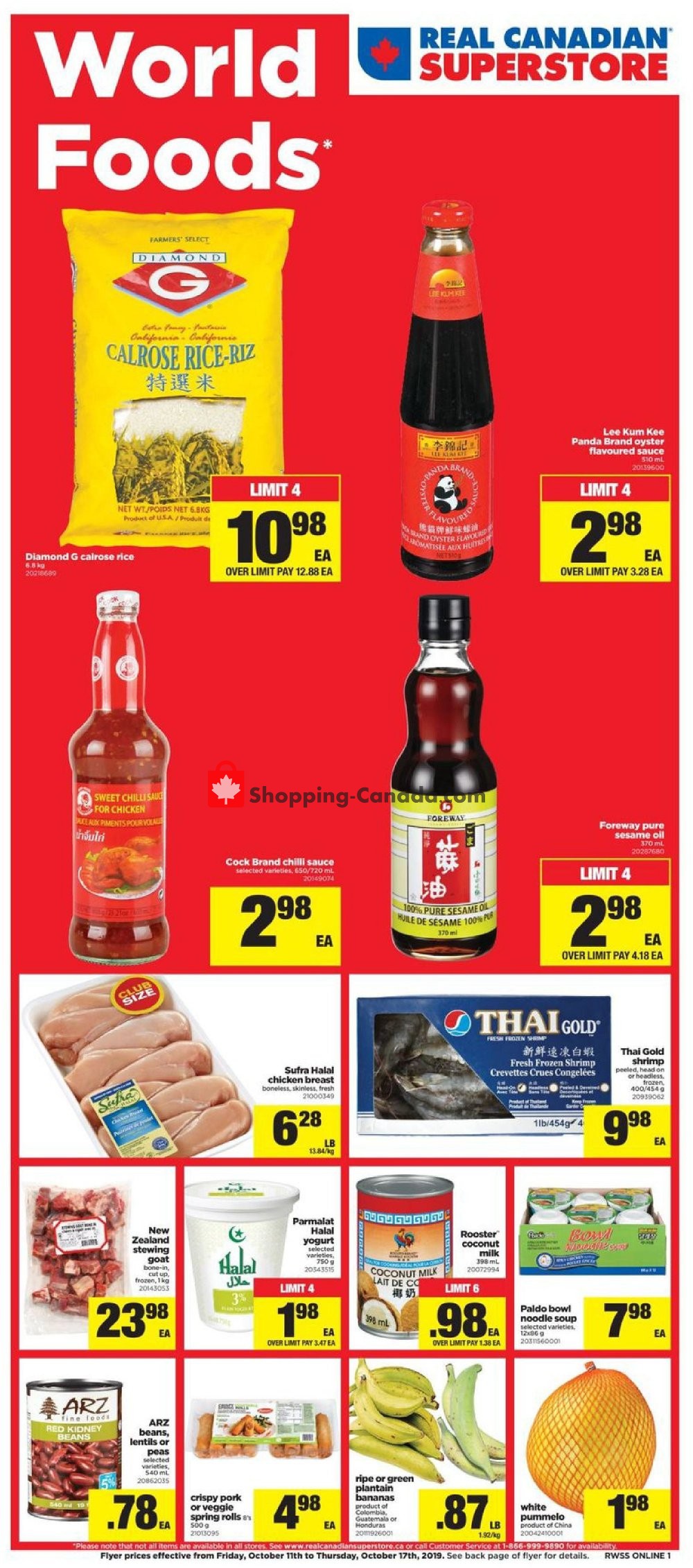 Real Canadian Superstore flyer from Friday October 11, 2019 to Thursday October 17, 2019 - page 12