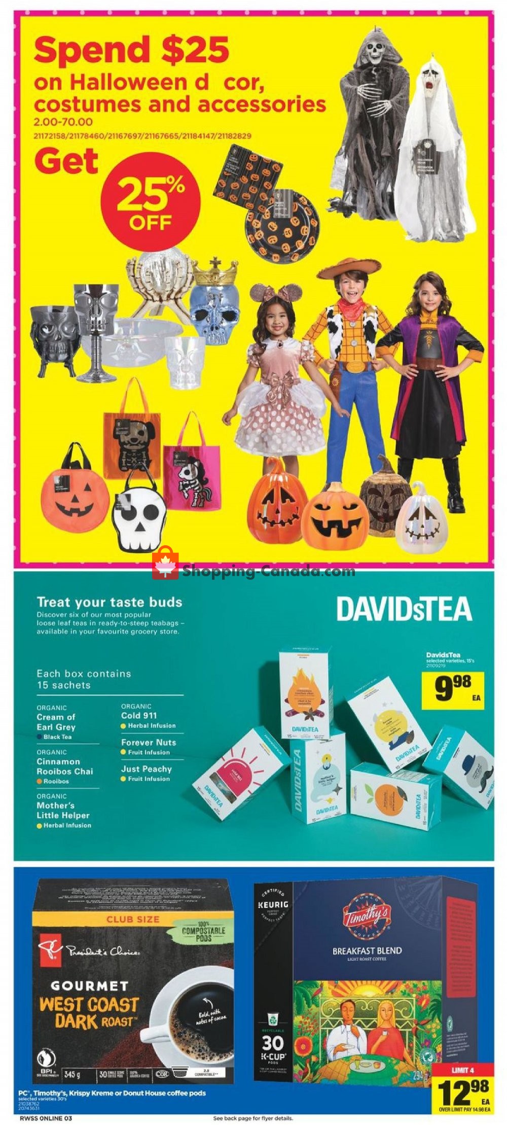 Real Canadian Superstore flyer from Friday October 11, 2019 to Thursday October 17, 2019 - page 14