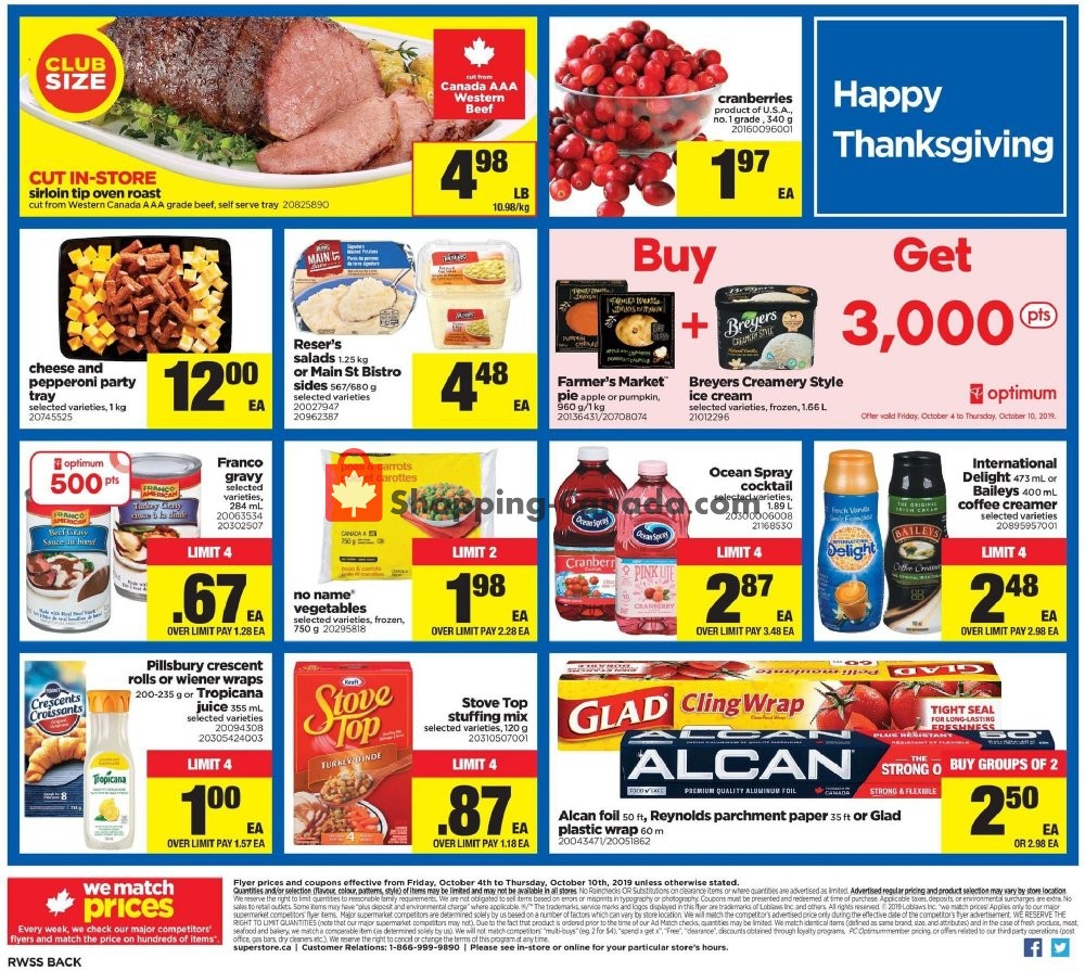 Real Canadian Superstore flyer from Friday October 4, 2019 to Thursday October 10, 2019 - page 23