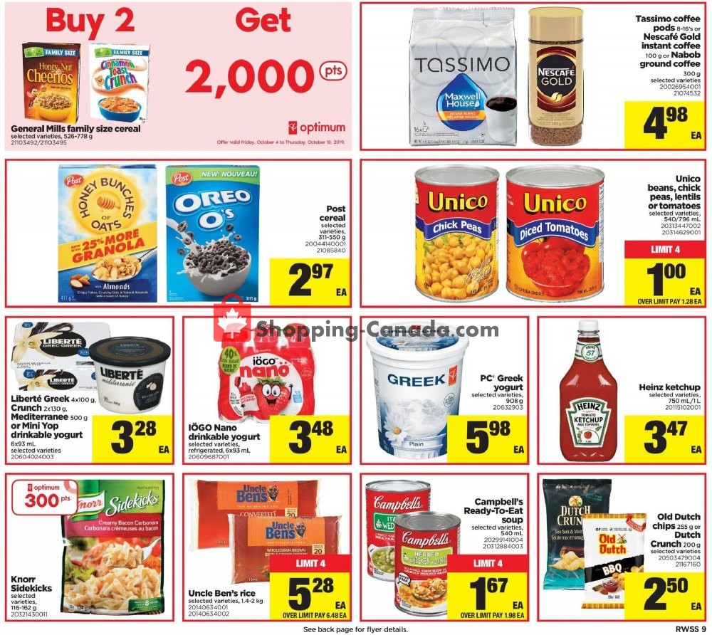 Real Canadian Superstore flyer from Friday October 4, 2019 to Thursday October 10, 2019 - page 9