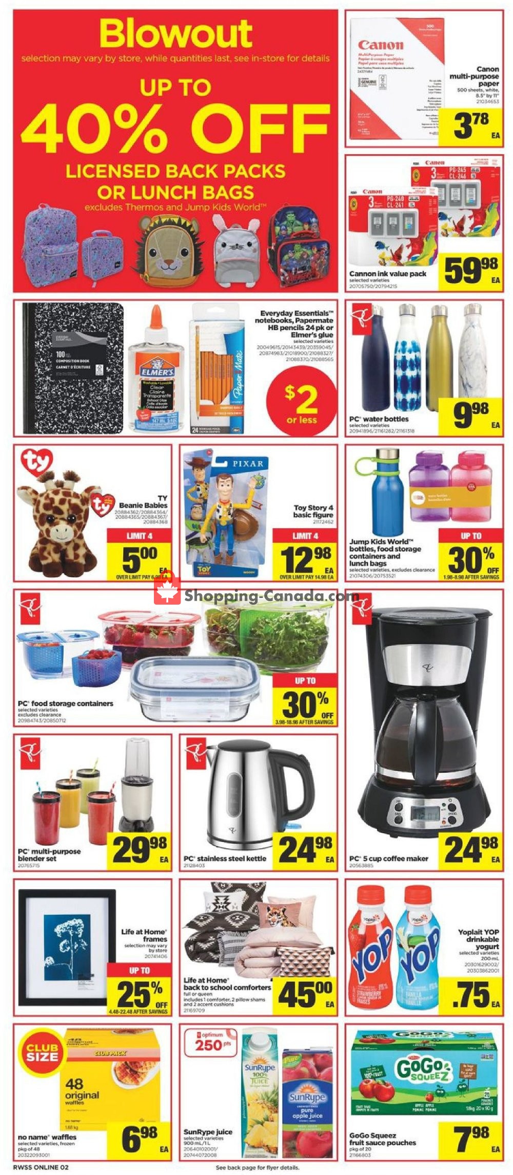 Real Canadian Superstore flyer from Friday September 6, 2019 to Thursday September 12, 2019 - page 17