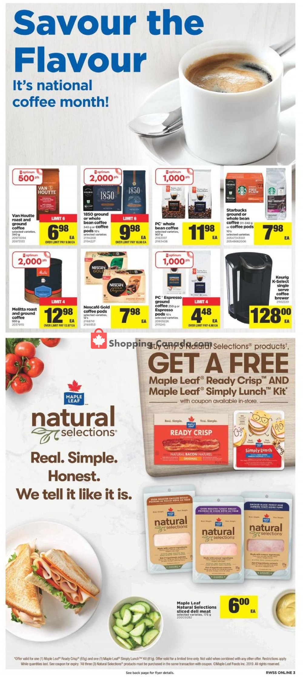 Real Canadian Superstore flyer from Friday September 6, 2019 to Thursday September 12, 2019 - page 18