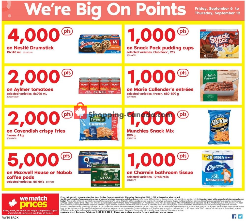Real Canadian Superstore flyer from Friday September 6, 2019 to Thursday September 12, 2019 - page 23