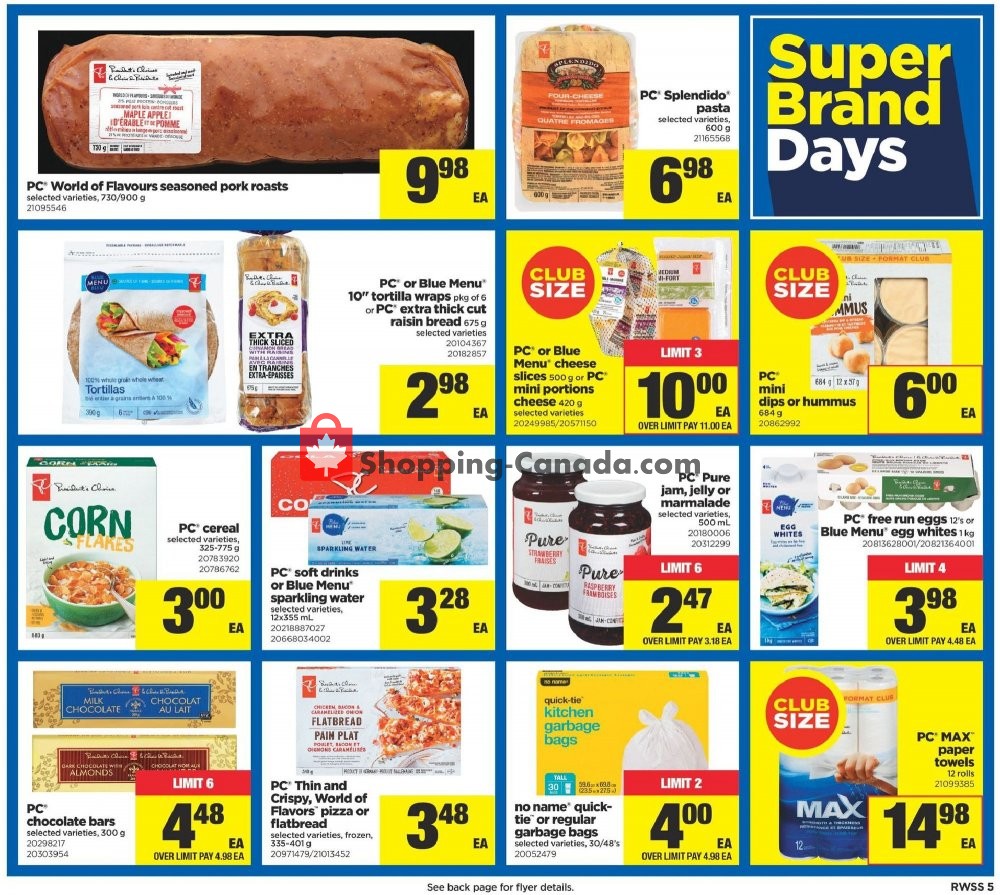 Real Canadian Superstore flyer from Friday September 6, 2019 to Thursday September 12, 2019 - page 5