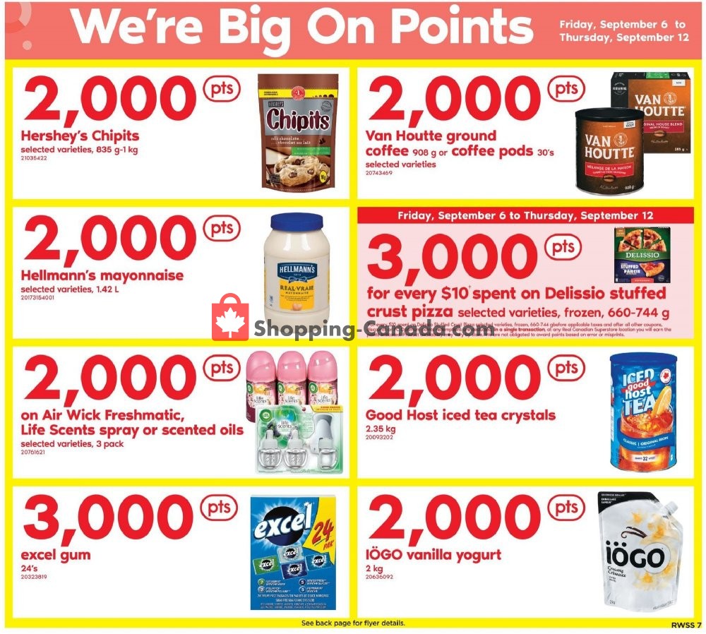 Real Canadian Superstore flyer from Friday September 6, 2019 to Thursday September 12, 2019 - page 7