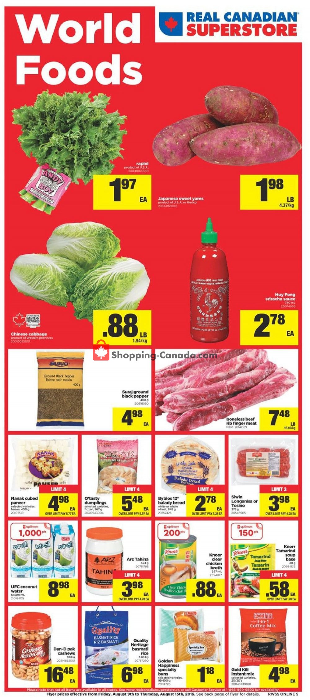 Real Canadian Superstore flyer from Friday August 9, 2019 to Thursday August 15, 2019 - page 16