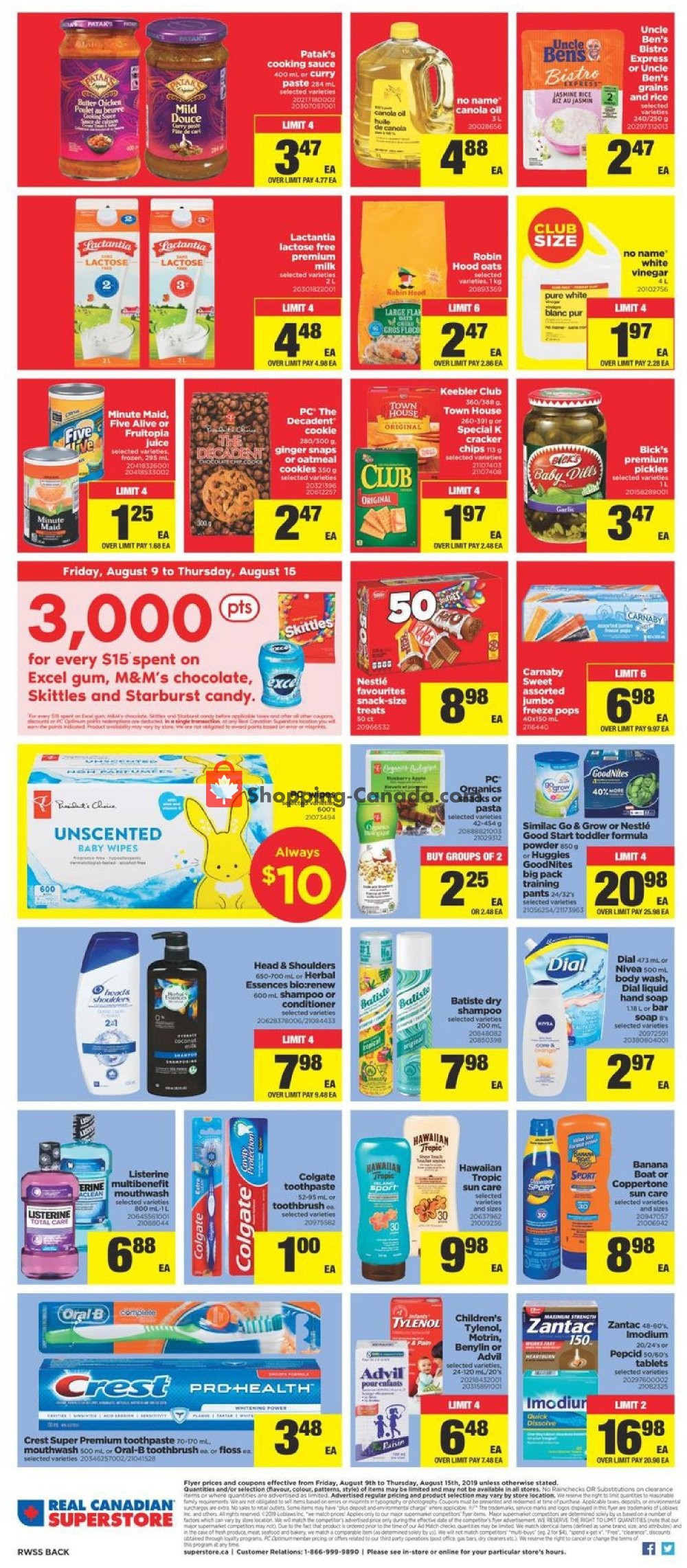 Real Canadian Superstore flyer from Friday August 9, 2019 to Thursday August 15, 2019 - page 17