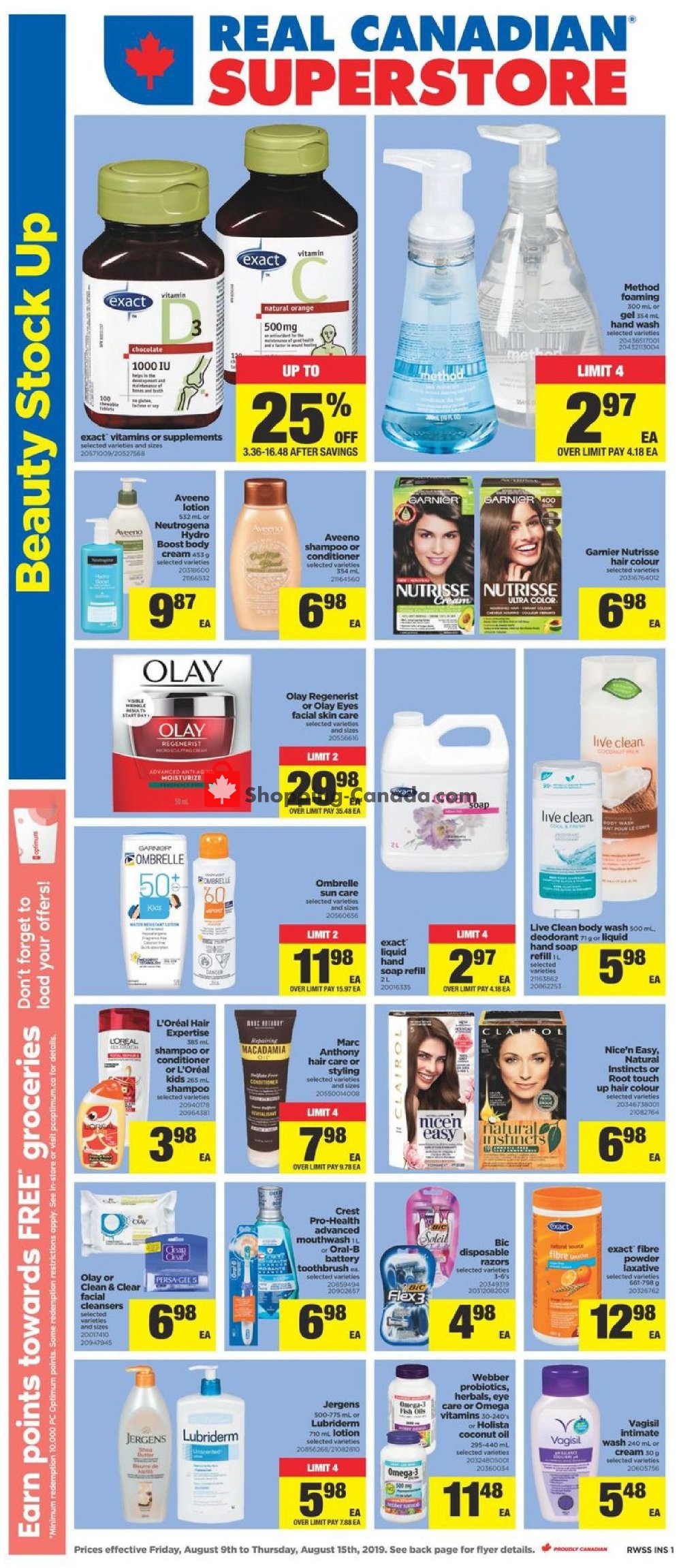 Real Canadian Superstore flyer from Friday August 9, 2019 to Thursday August 15, 2019 - page 18