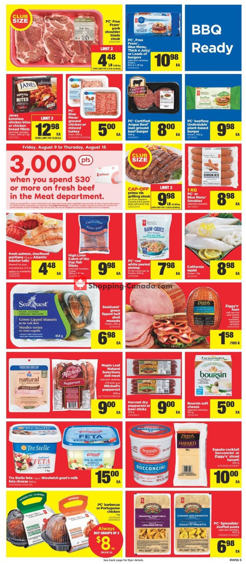 Real Canadian Superstore flyer from Friday August 9, 2019 to Thursday August 15, 2019 - page 5