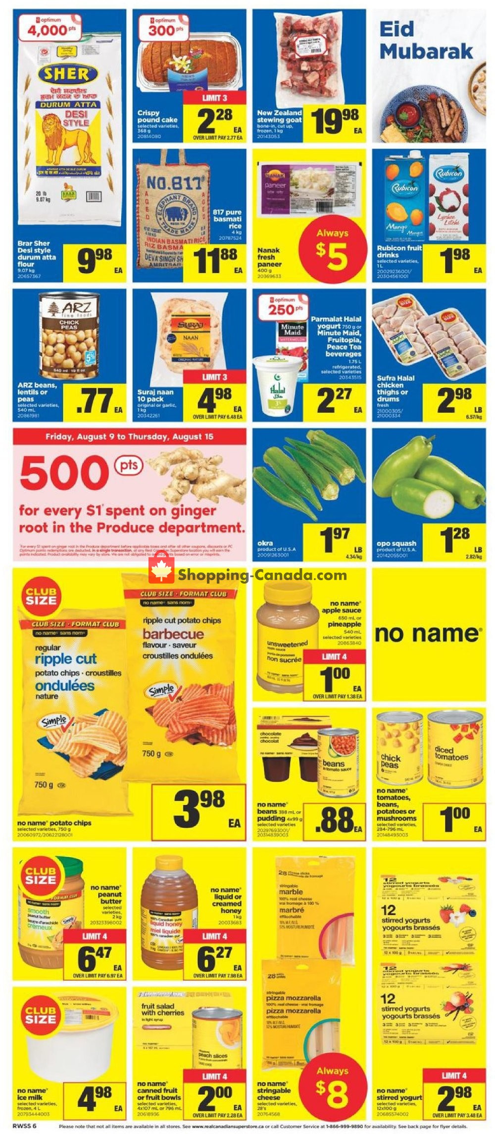 Real Canadian Superstore flyer from Friday August 9, 2019 to Thursday August 15, 2019 - page 6