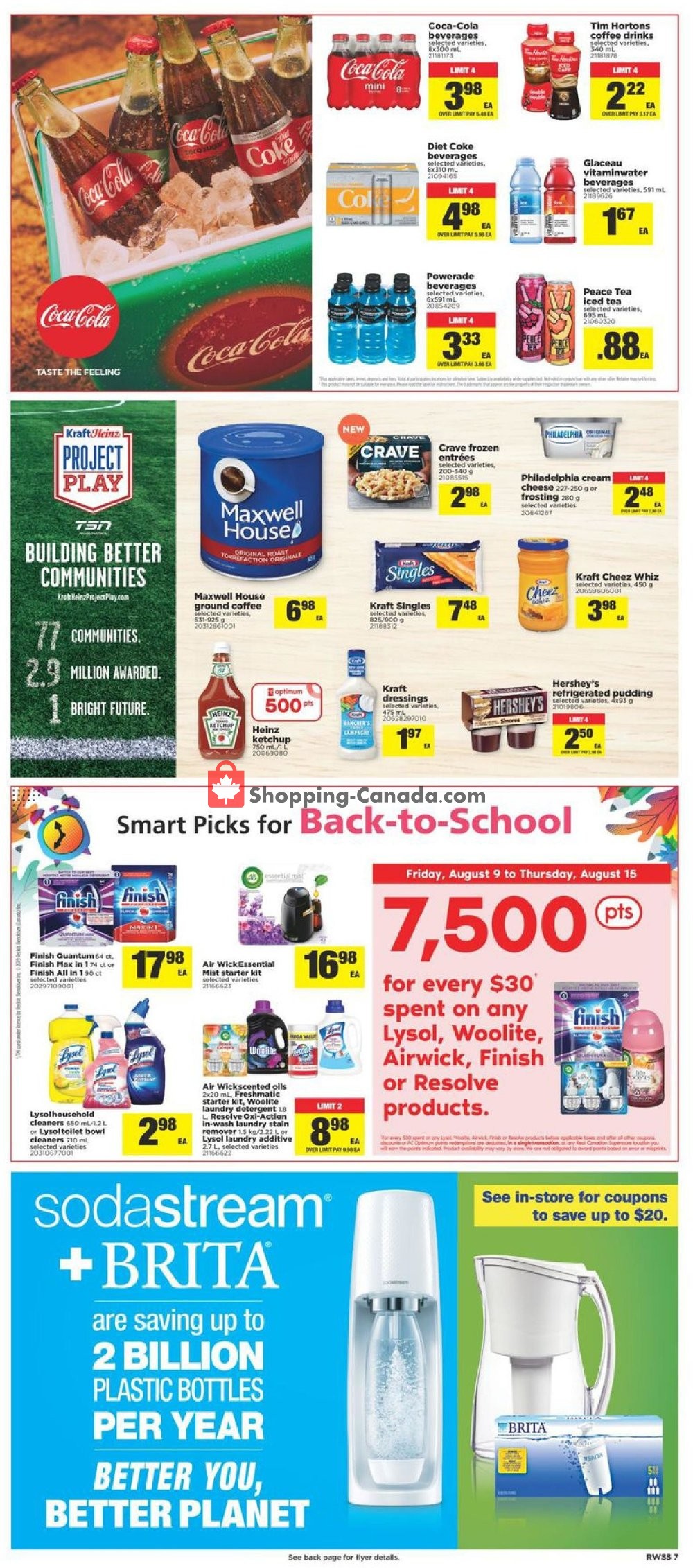 Real Canadian Superstore flyer from Friday August 9, 2019 to Thursday August 15, 2019 - page 7
