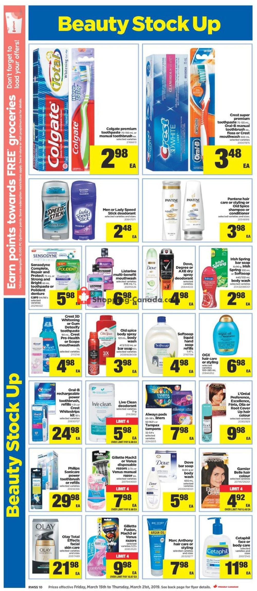 Real Canadian Superstore flyer from Friday March 15, 2019 to Thursday March 21, 2019 - page 10