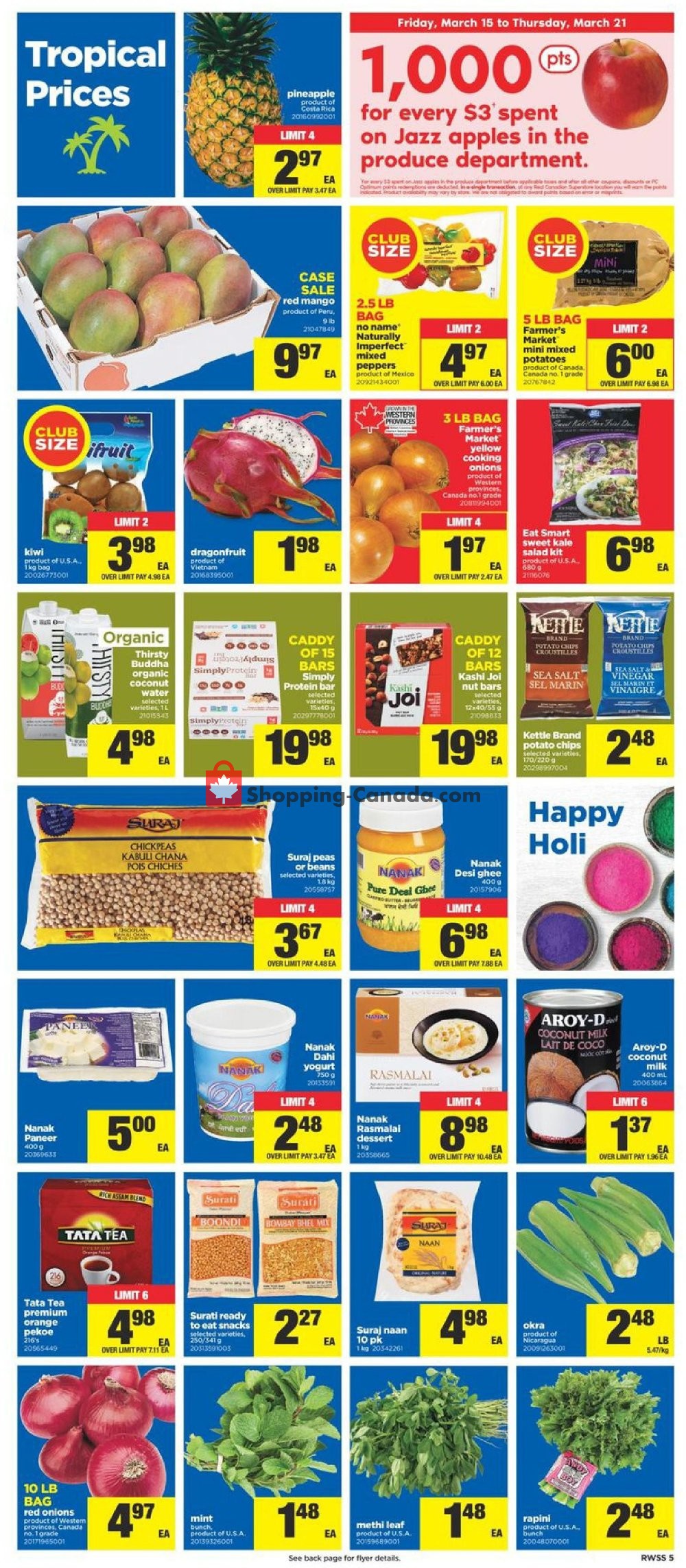 Real Canadian Superstore flyer from Friday March 15, 2019 to Thursday March 21, 2019 - page 5