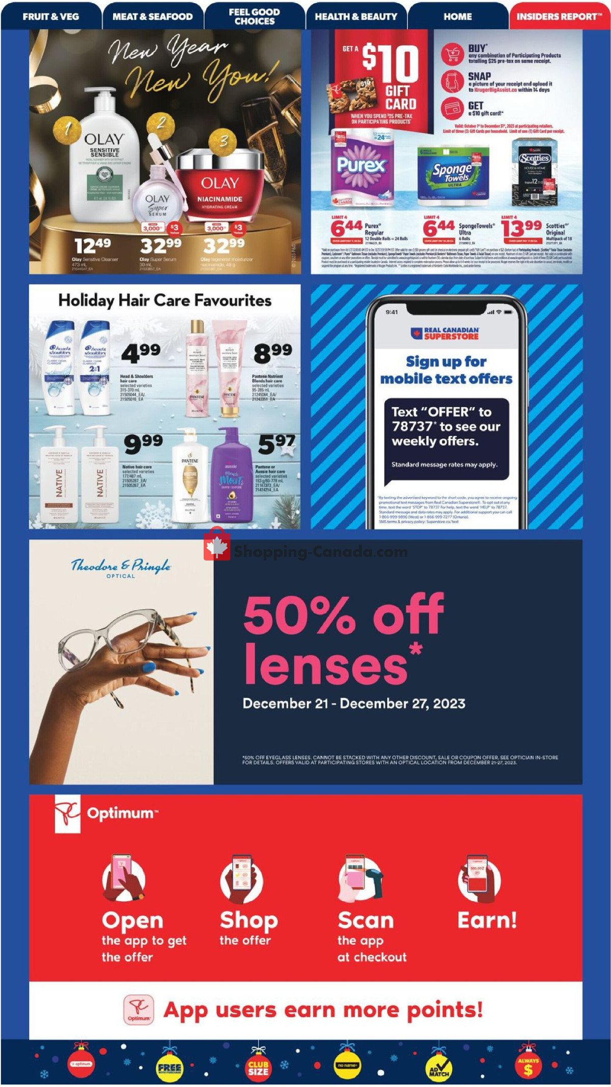Real Canadian Superstore flyer from Thursday December 21, 2023 to Wednesday December 27, 2023 - page 23