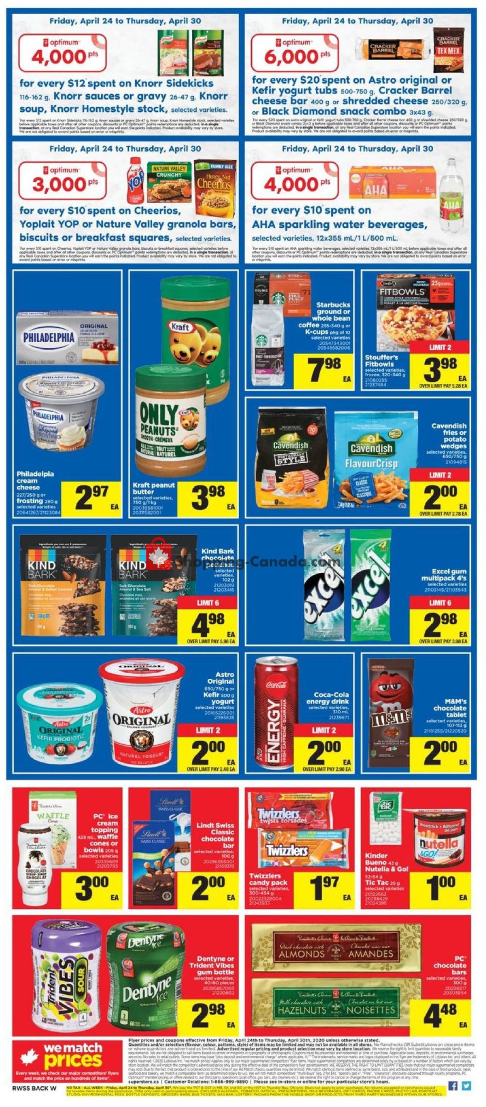 Real Canadian Superstore flyer from Friday April 24, 2020 to Thursday April 30, 2020 - page 14