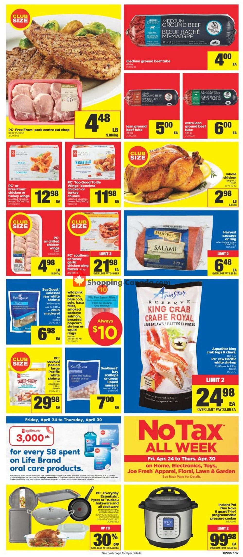 Real Canadian Superstore flyer from Friday April 24, 2020 to Thursday April 30, 2020 - page 4