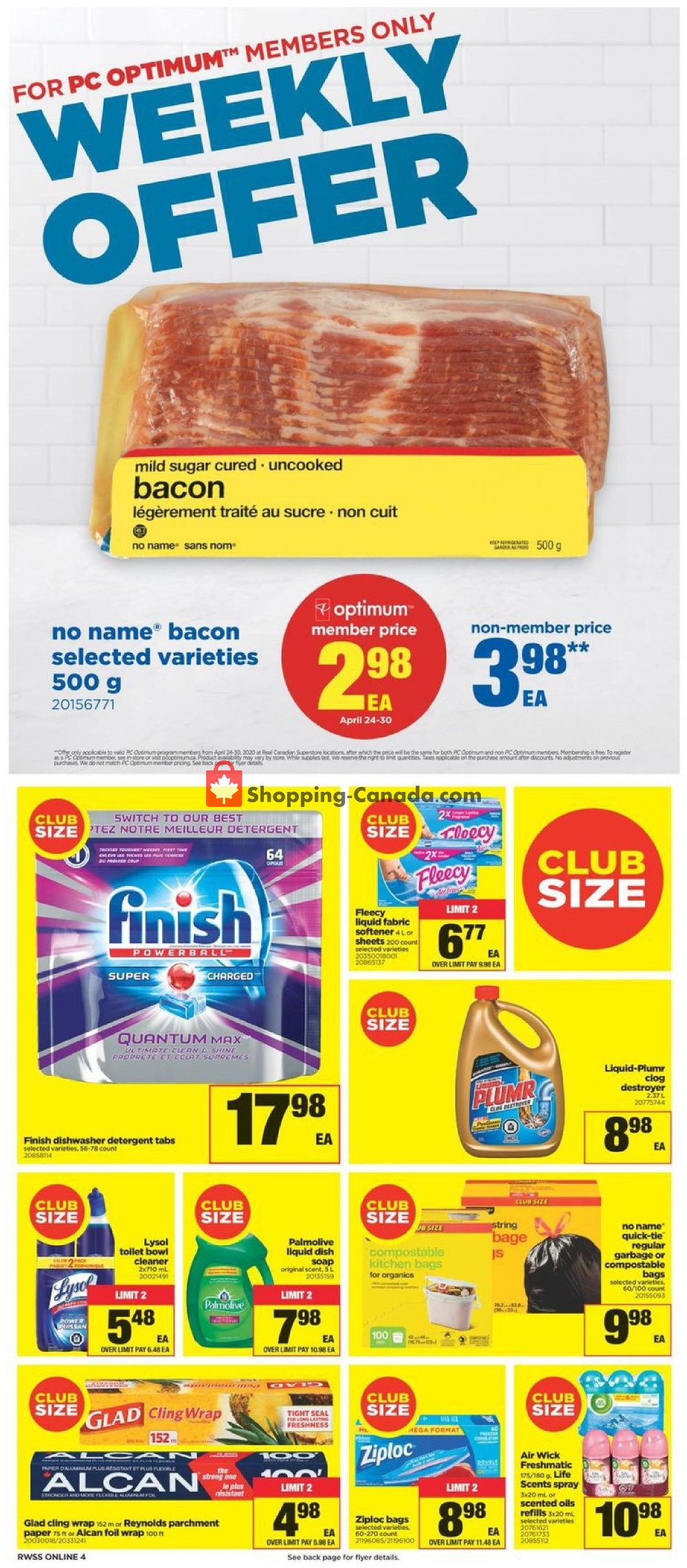 Real Canadian Superstore flyer from Friday April 24, 2020 to Thursday April 30, 2020 - page 8