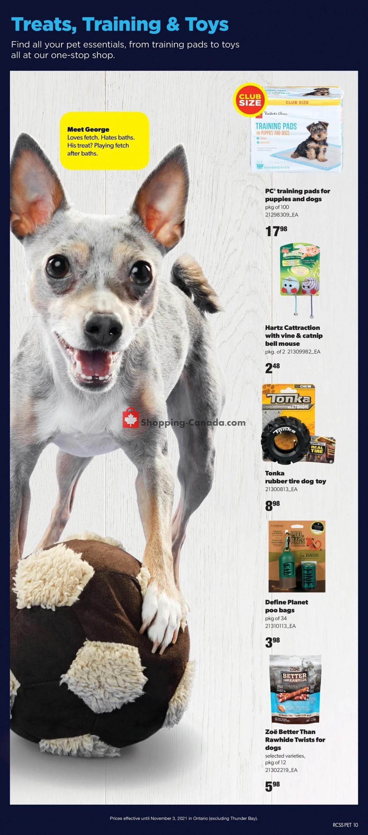Real Canadian Superstore flyer from Thursday October 7, 2021 to Thursday November 4, 2021 - page 9