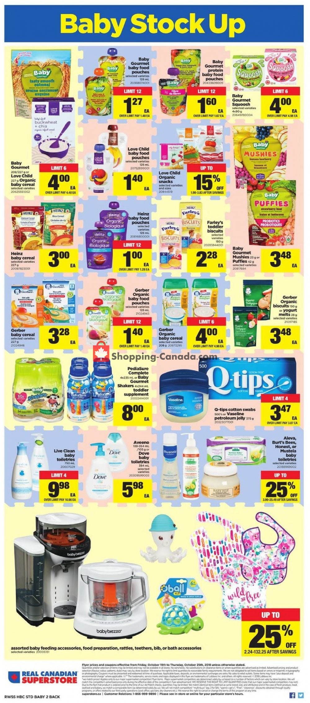 Real Canadian Superstore flyer from Friday October 19, 2018 to Thursday October 25, 2018 - page 12