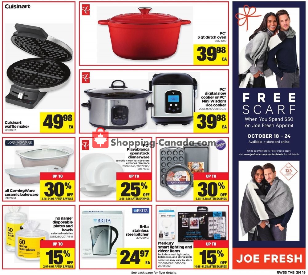 Real Canadian Superstore flyer from Friday October 19, 2018 to Thursday October 25, 2018 - page 21