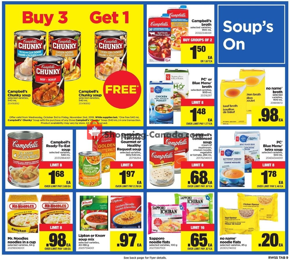 Real Canadian Superstore flyer from Friday October 19, 2018 to Thursday October 25, 2018 - page 9