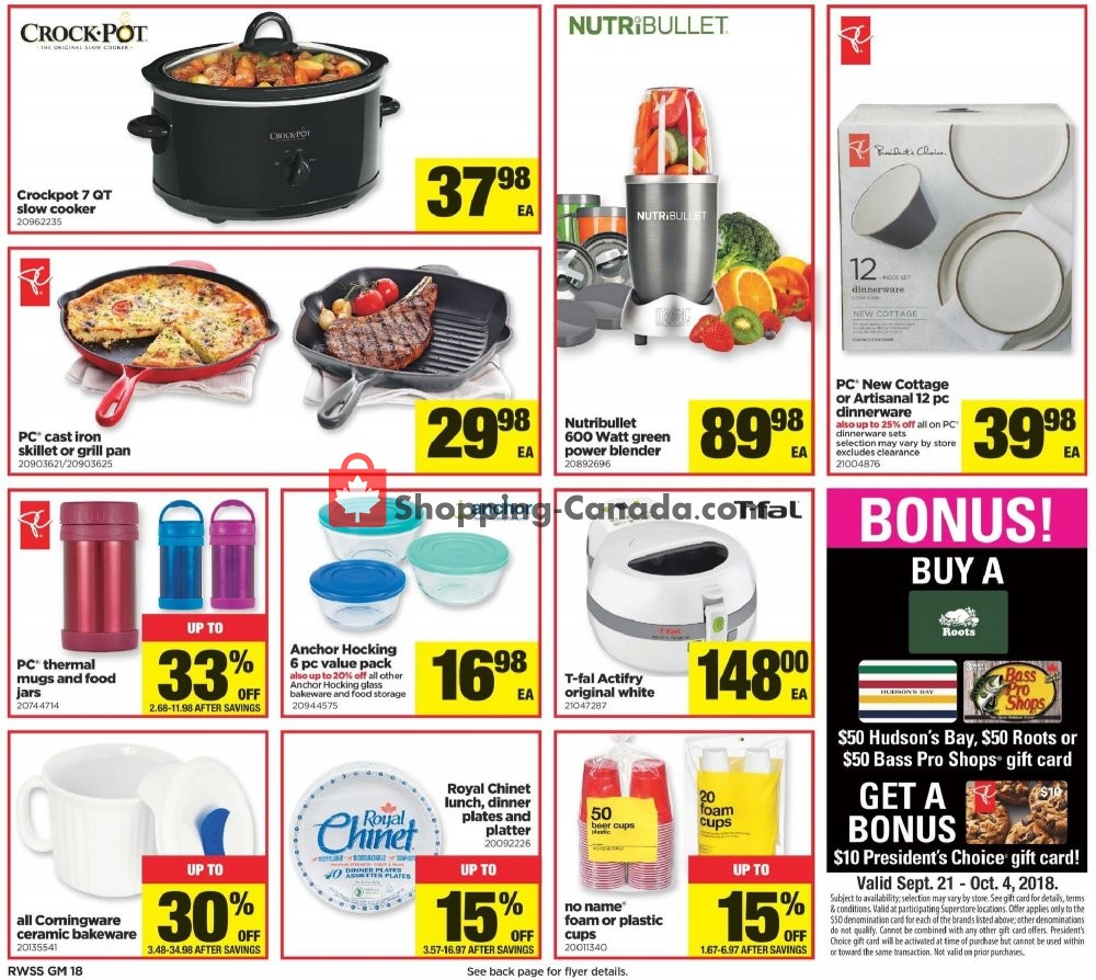 Real Canadian Superstore flyer from Friday September 28, 2018 to Thursday October 4, 2018 - page 18