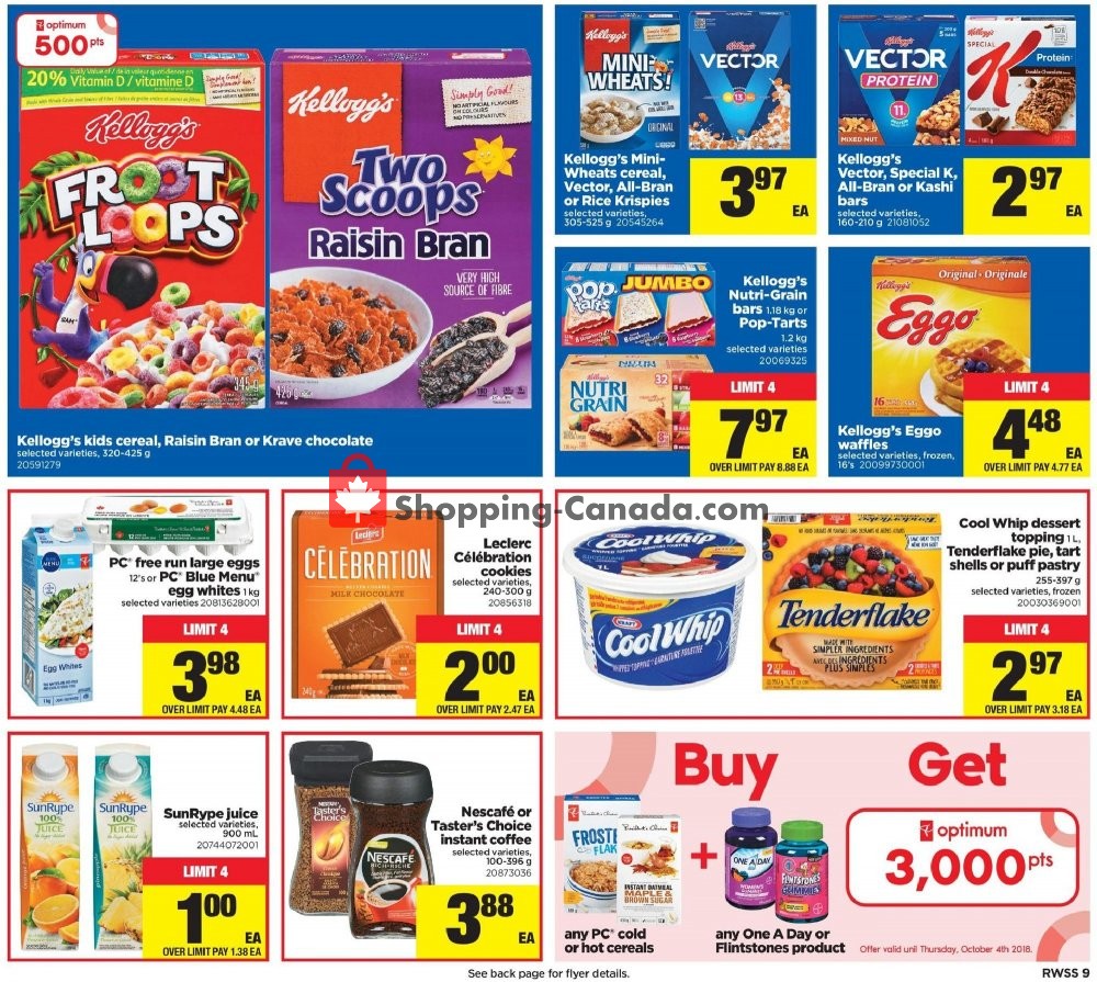 Real Canadian Superstore flyer from Friday September 28, 2018 to Thursday October 4, 2018 - page 9