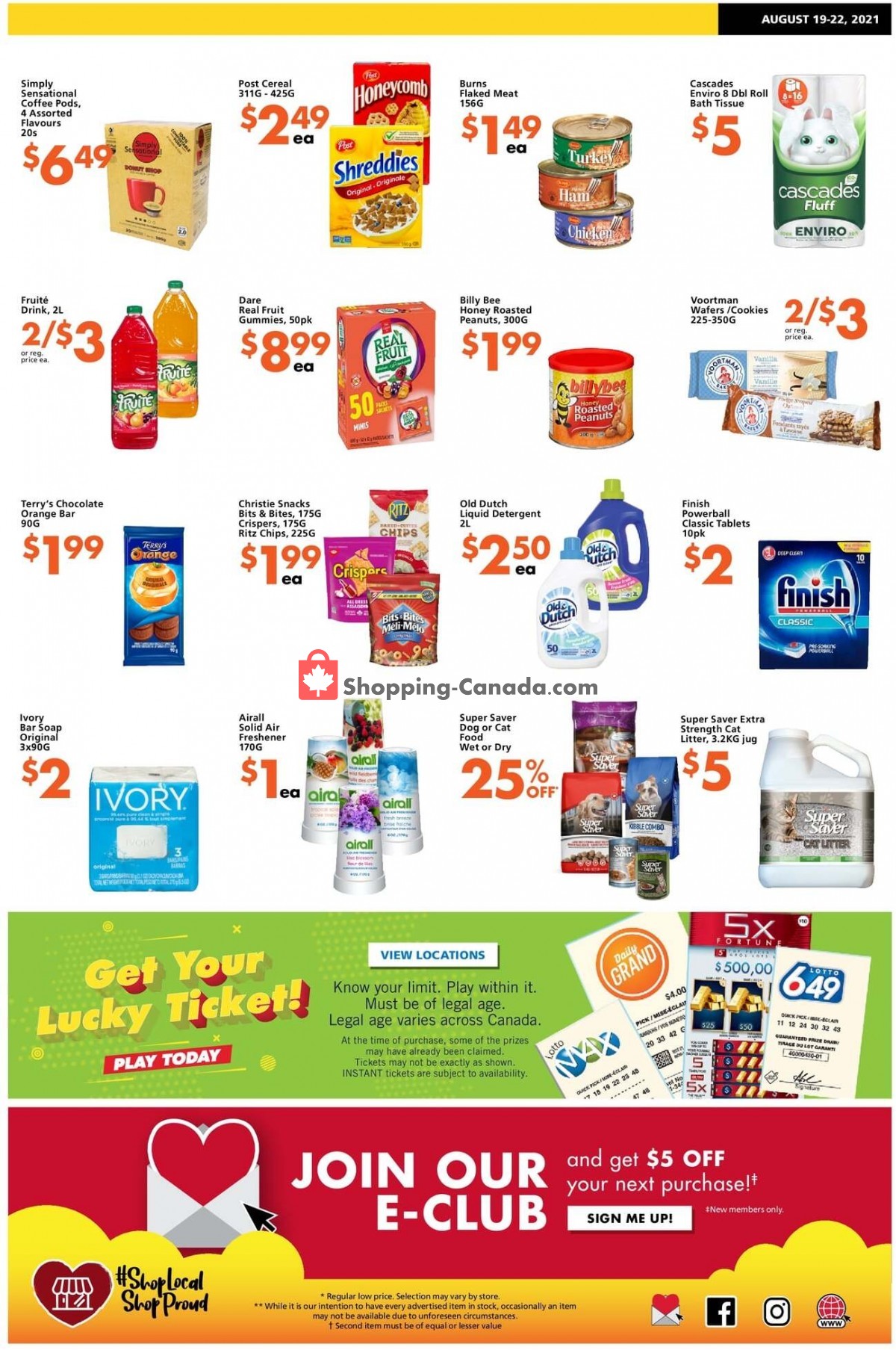 Red Apple Stores flyer from Thursday August 19, 2021 to Sunday August 22, 2021 - page 3