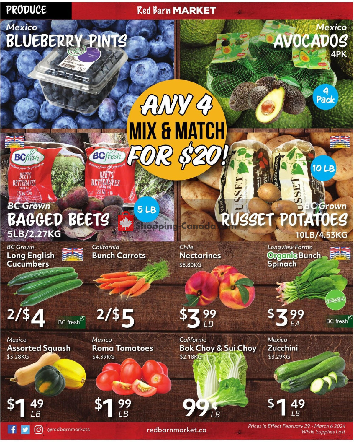 Red Barn Market flyer from Thursday February 29, 2024 to Wednesday March 6, 2024 - page 6