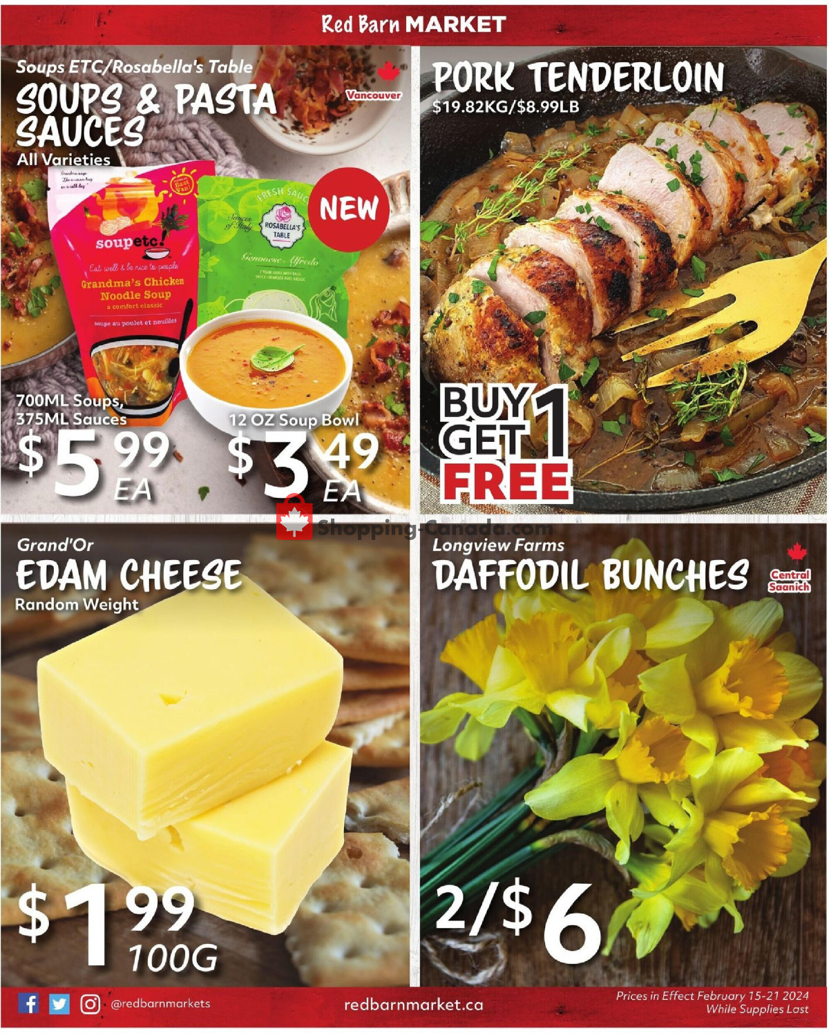 Red Barn Market flyer from Thursday February 15, 2024 to Wednesday February 21, 2024 - page 2