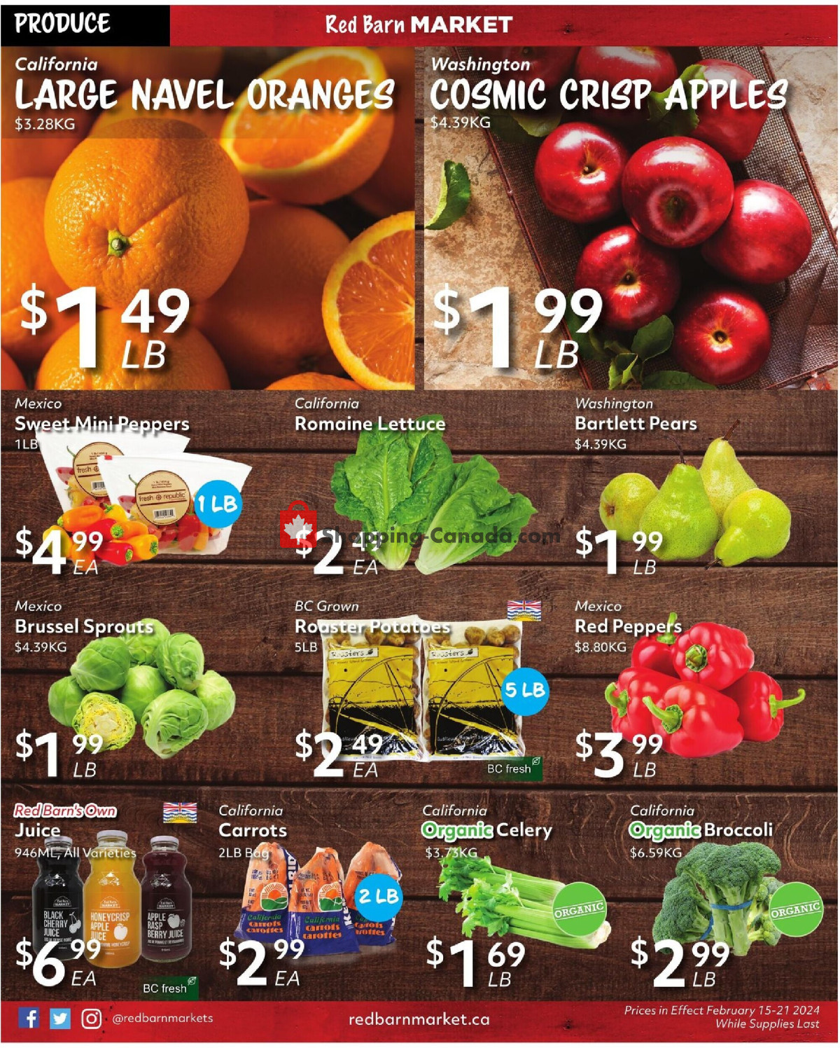 Red Barn Market flyer from Thursday February 15, 2024 to Wednesday February 21, 2024 - page 6