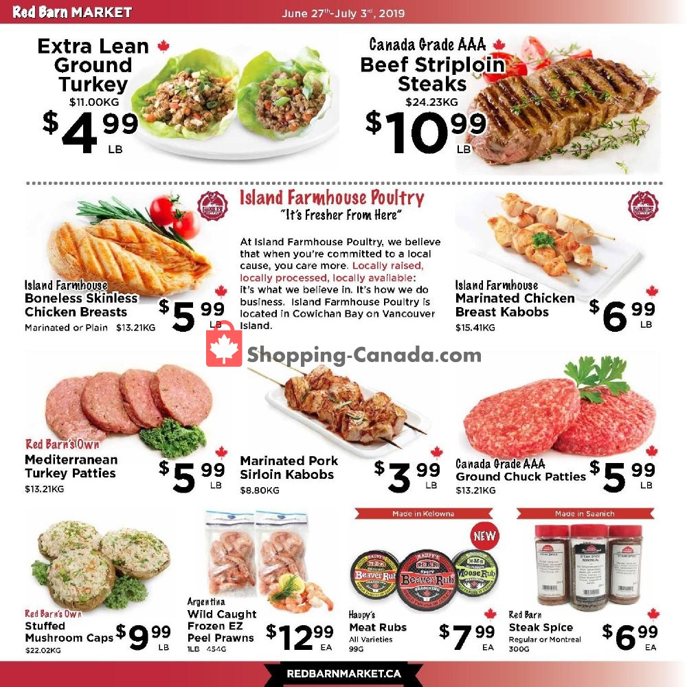 Red Barn Market flyer from Thursday June 27, 2019 to Wednesday July 3, 2019 - page 2
