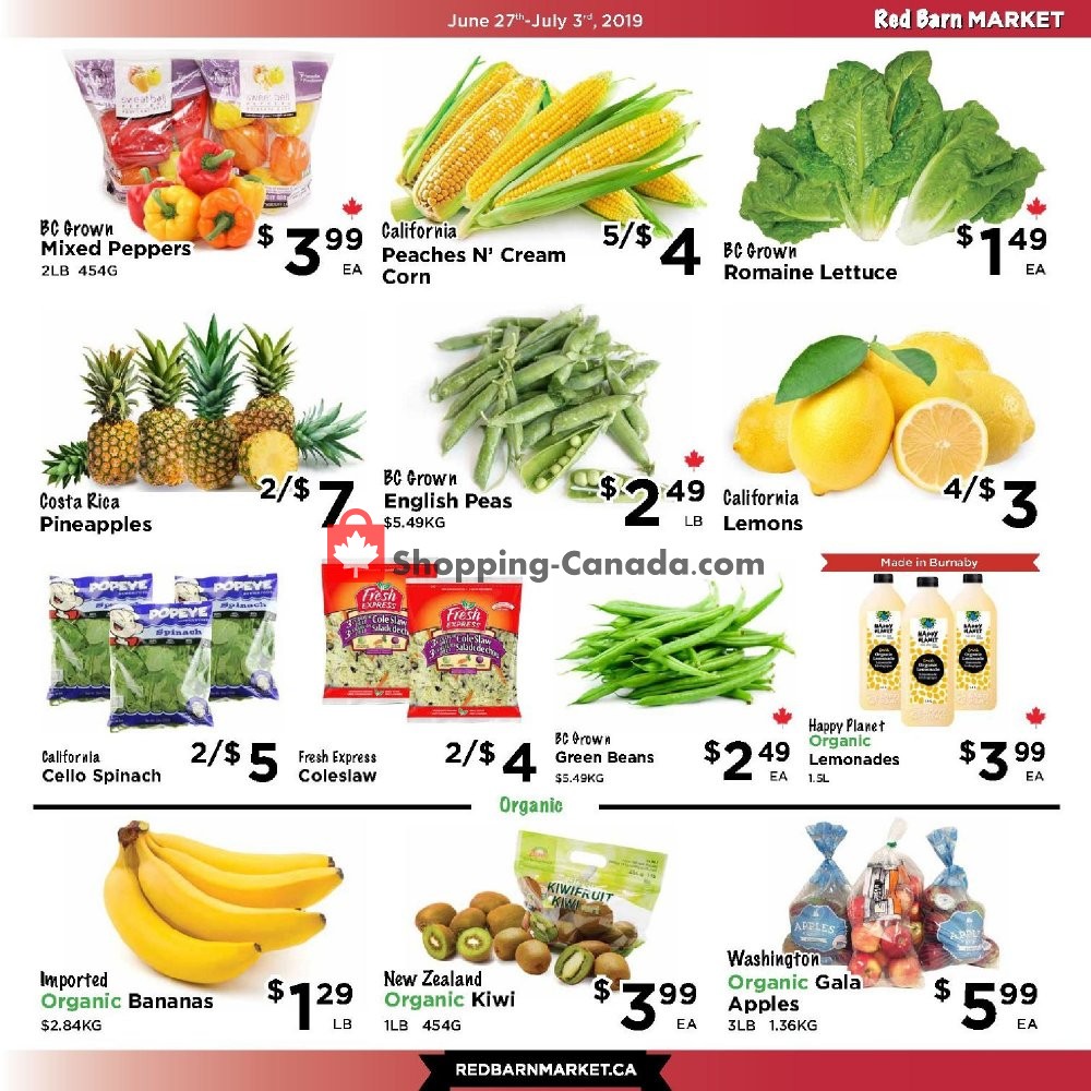 Red Barn Market flyer from Thursday June 27, 2019 to Wednesday July 3, 2019 - page 7