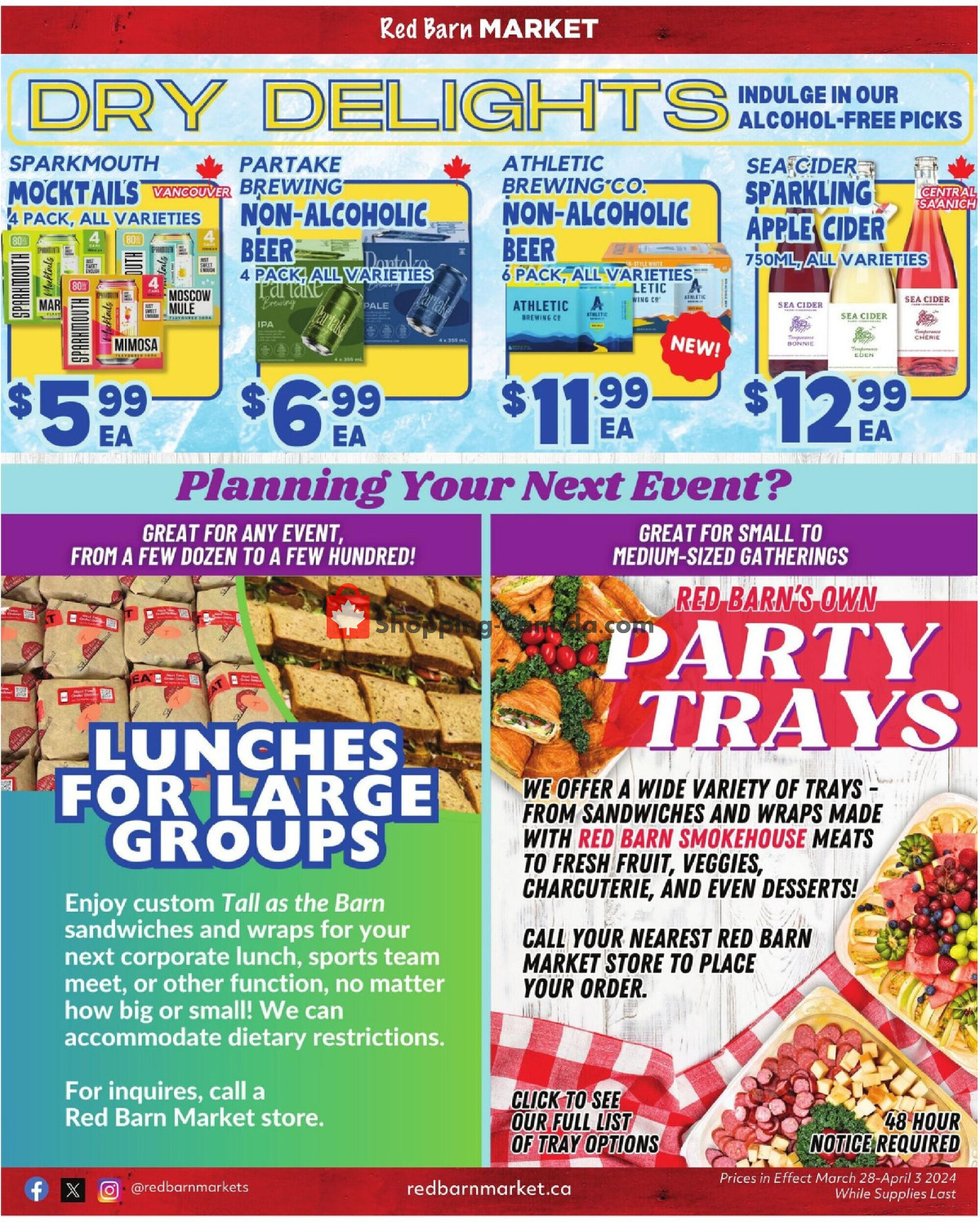 Red Barn Market flyer from Thursday March 28, 2024 to Wednesday April 3, 2024 - page 11