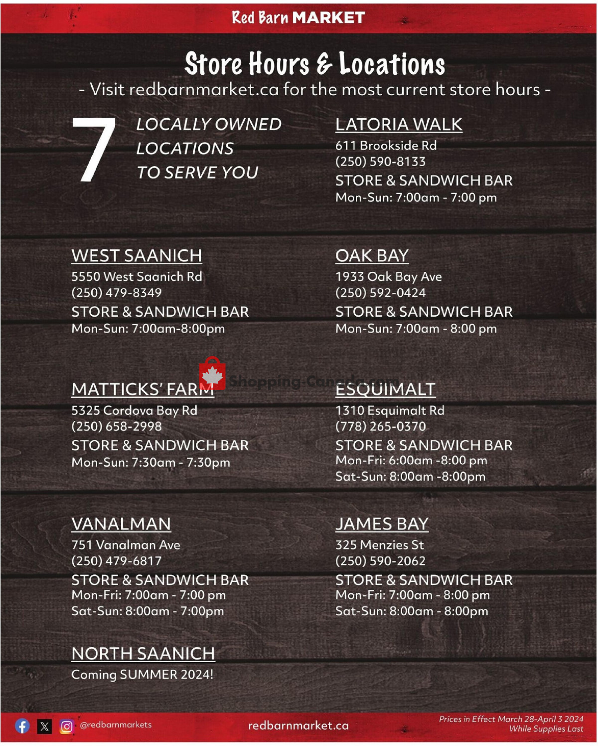 Red Barn Market flyer from Thursday March 28, 2024 to Wednesday April 3, 2024 - page 12