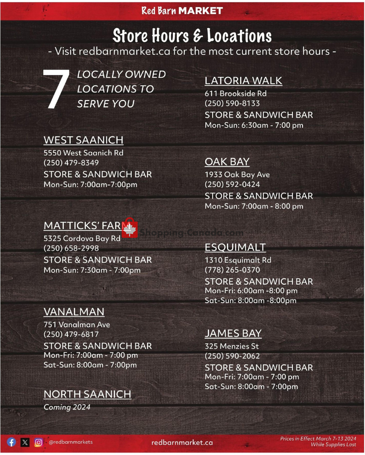 Red Barn Market flyer from Thursday March 7, 2024 to Wednesday March 13, 2024 - page 8