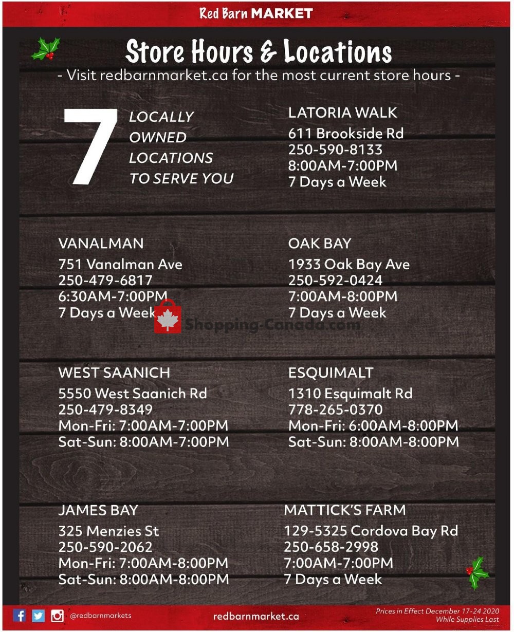 Red Barn Market flyer from Thursday December 17, 2020 to Thursday December 24, 2020 - page 13